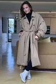 Mercer Soft Twill Trench Caramel /20 =